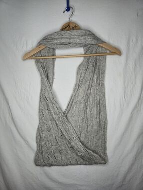 Celeste Beige Infinity Scarf Wool And Cashmere